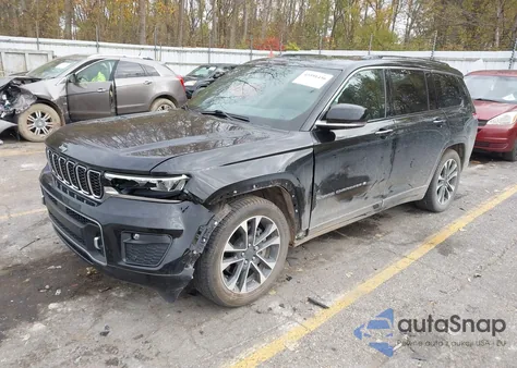 2021 Jeep Grand Cherokee L Overland 4X4 из США, поврежденный, VIN 1C4RJKDG2M8173209